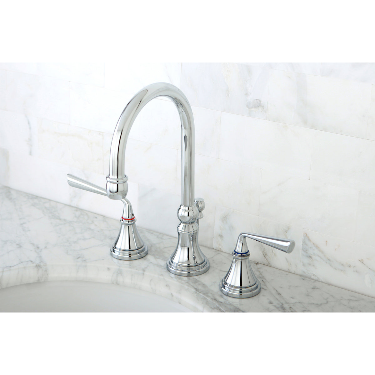 Kingston Brass KS2982ZL 8 in. Widespread Bathroom Faucet