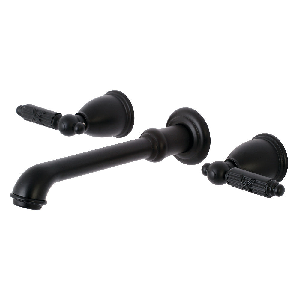 Kingston Brass KS7128GL Georgian Two-Handle Wall Mount Bathroom Faucet