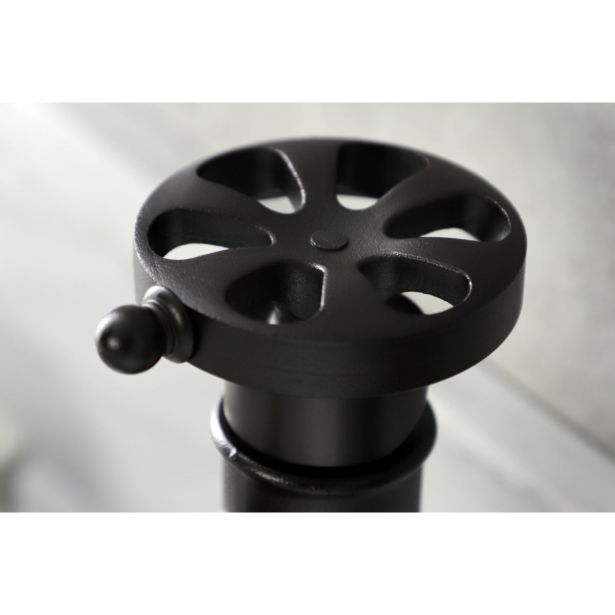 Kingston Brass KSD2824RX Belknap Single-Handle Bathroom Faucet with Push Pop-Up