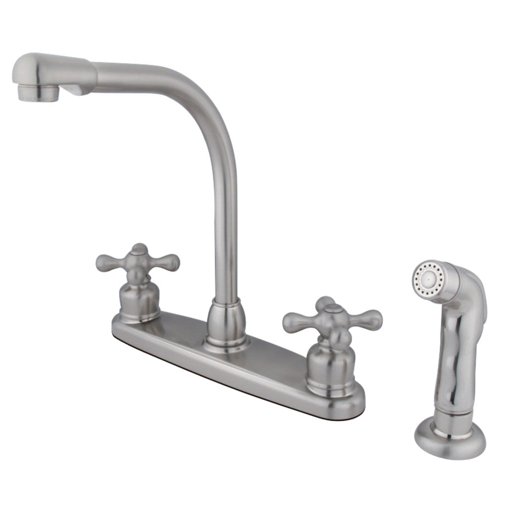 Kingston Brass KB711AXSP Victorian Centerset Kitchen Faucet