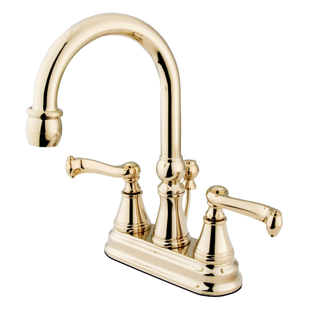 Kingston Brass KS2615FL 4 in. Centerset Bathroom Faucet