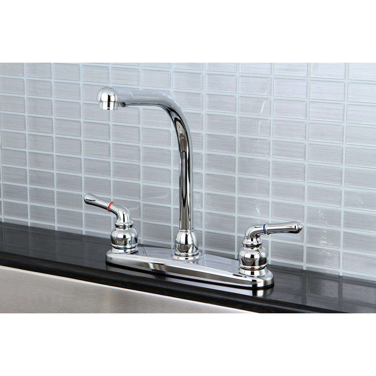 Kingston Brass KB756LS Magellan Centerset Kitchen Faucet