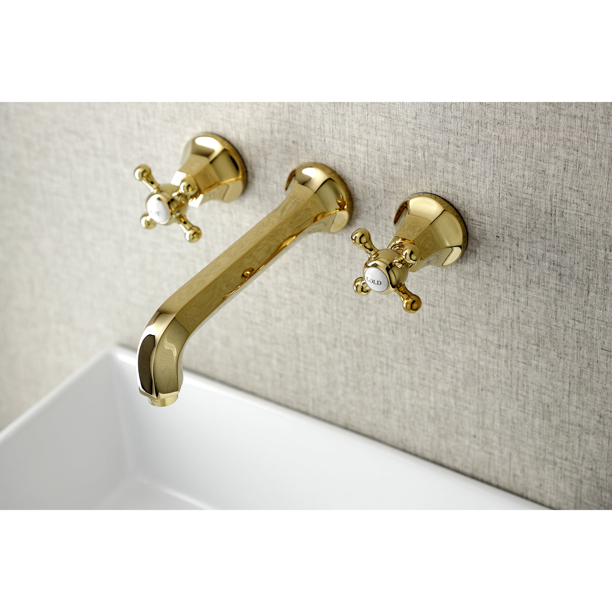 Kingston Brass KS4122BX Wall Mount Bathroom Faucet