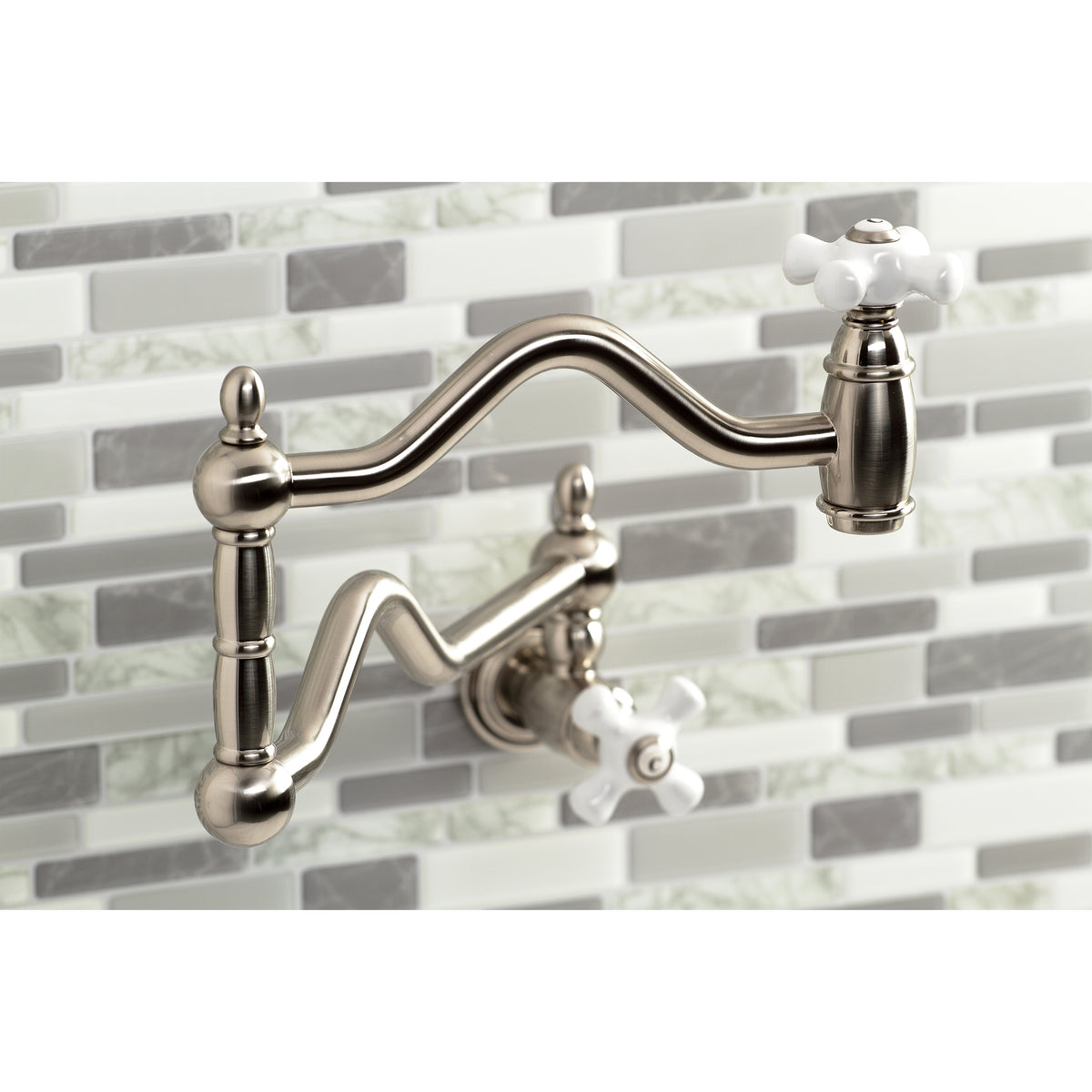 Kingston Brass KS2100PX Heritage Wall Mount Pot Filler