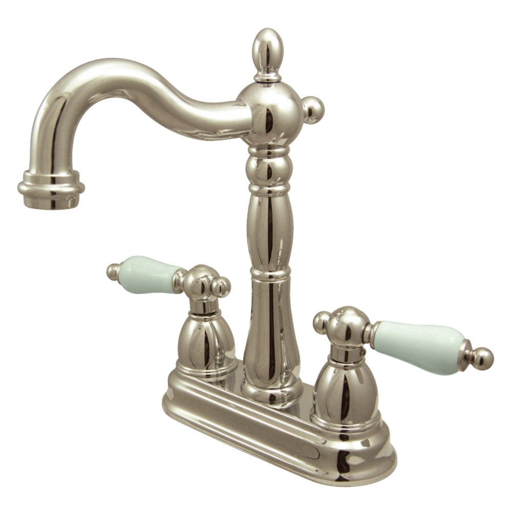 Kingston Brass KB1491PL Heritage Two-Handle Bar Faucet