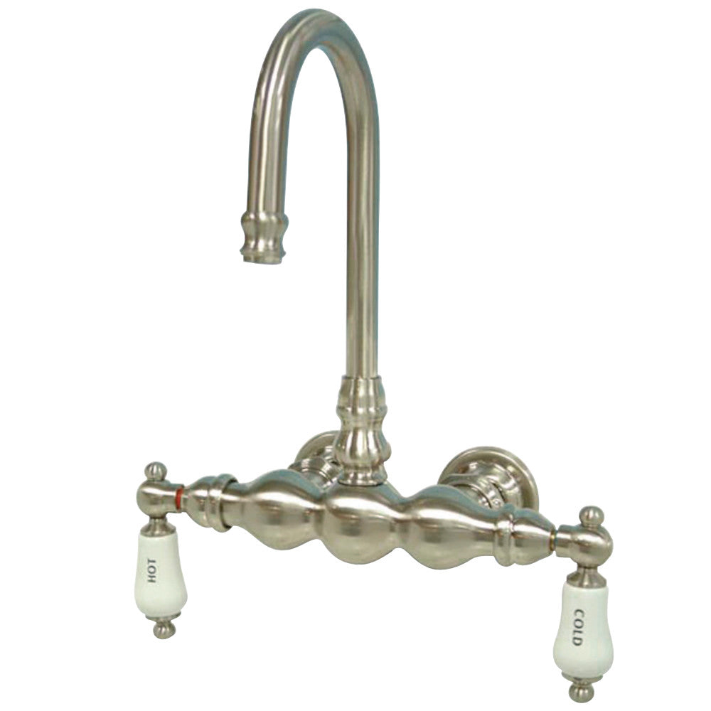 Vintage 3-3/8-Inch Wall Mount Tub Faucet