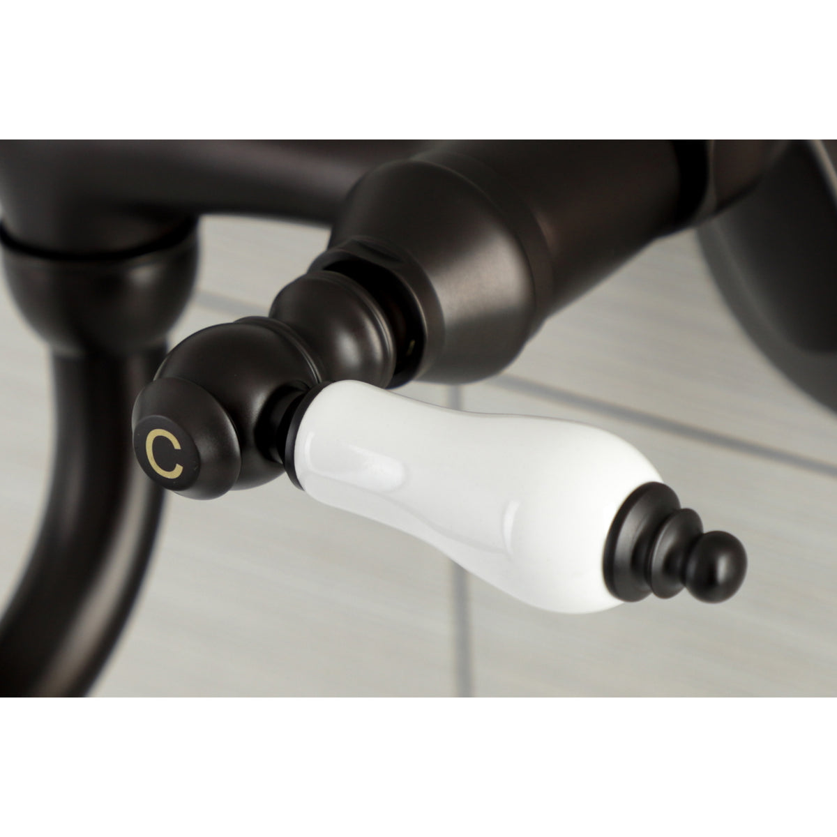 Kingston Brass KS515PN Wall Mount Bathroom Faucet