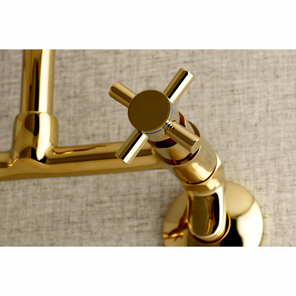 Kingston Brass KS414ORB Concord 8-Inch Adjustable Center Wall Mount Kitchen Faucet