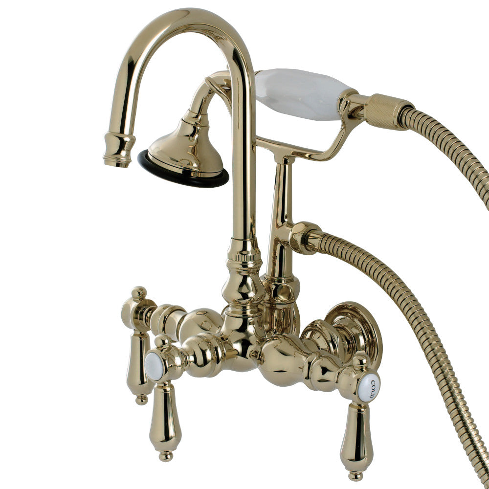 Aqua Vintage Heirloom Wall Mount Clawfoot Tub Faucet