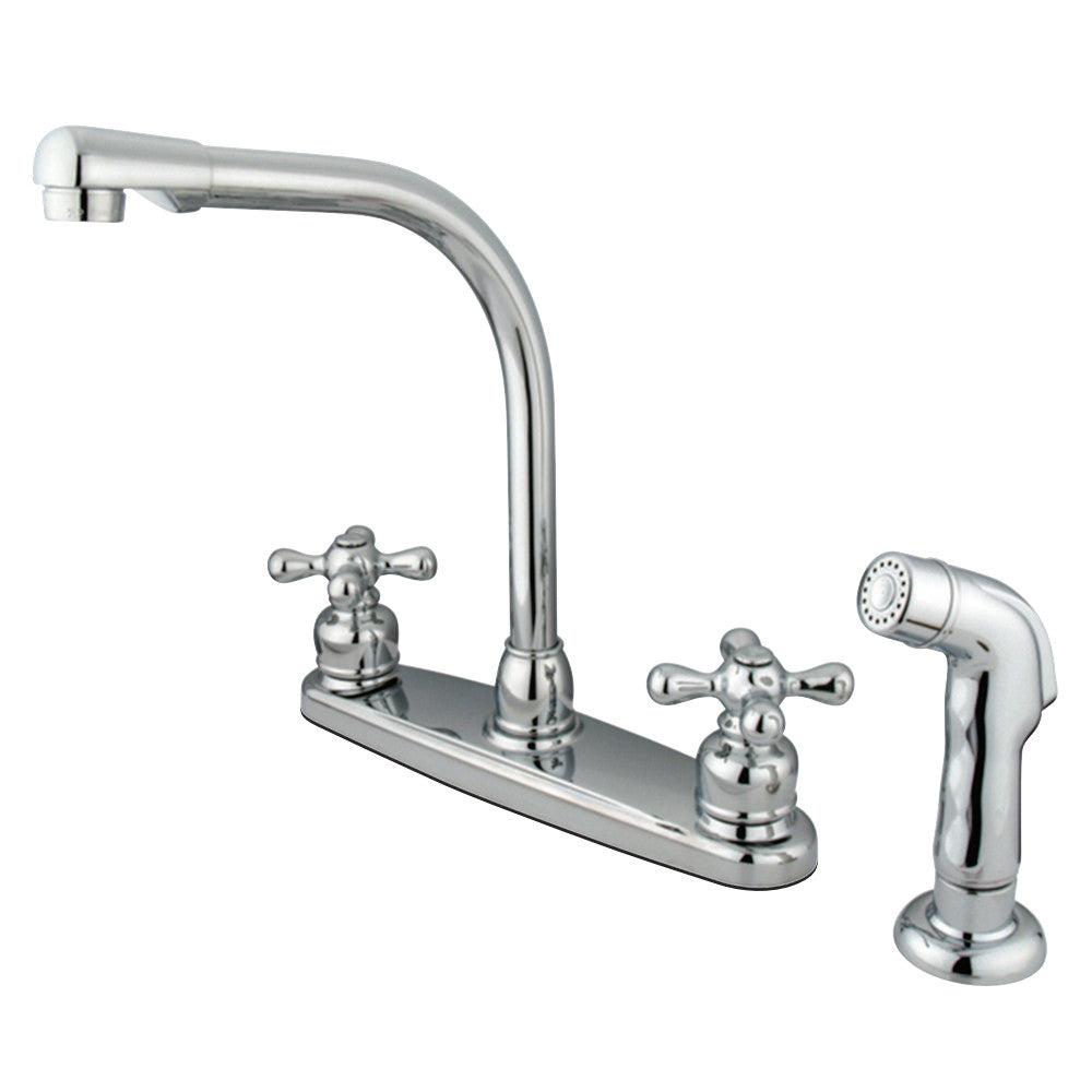 Kingston Brass GKB719AXSP Victorian Centerset Kitchen Faucet