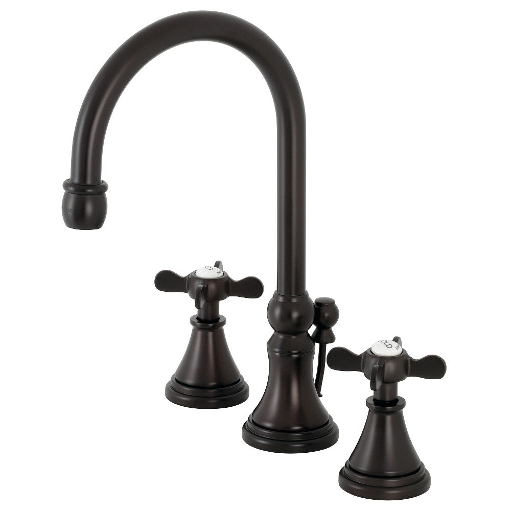 Kingston Brass KS2980BEX Essex Widespread Bathroom Faucet with Brass Pop-Up