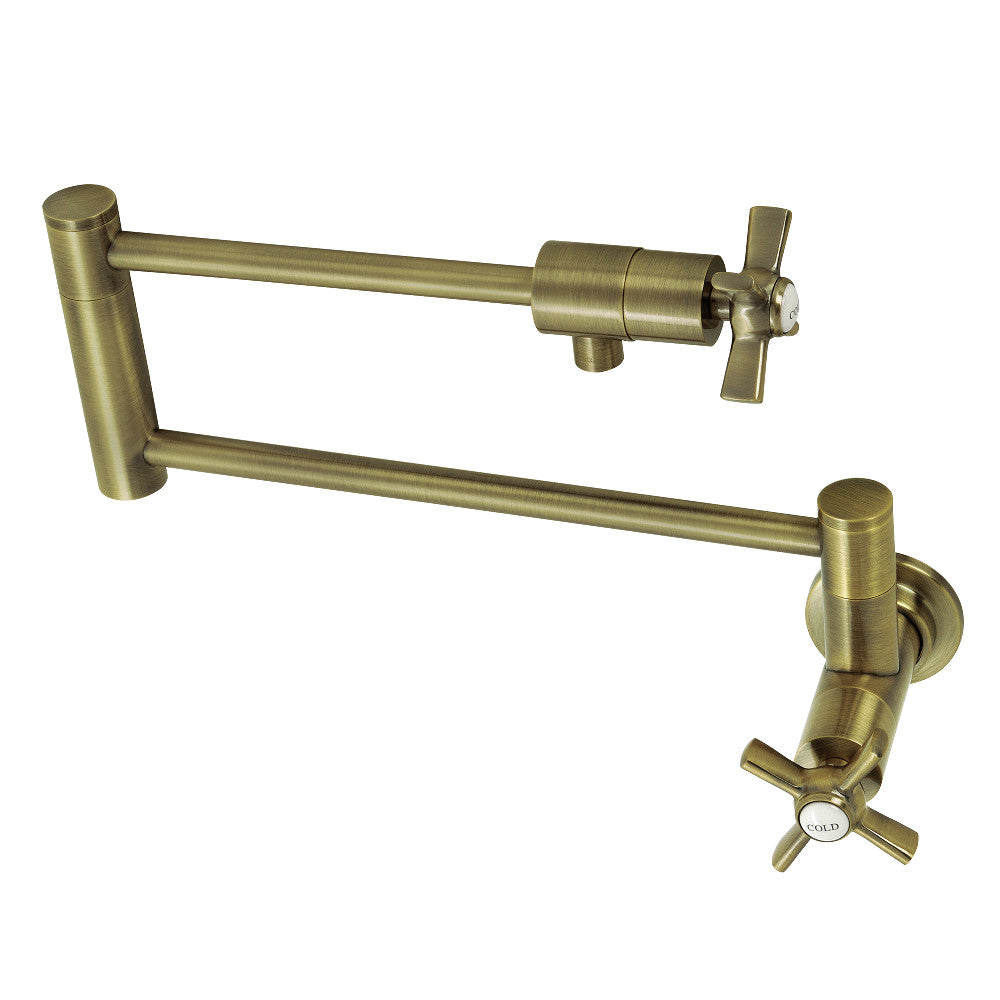 Kingston Brass KS4106ZX Millennium Wall Mount Pot Filler