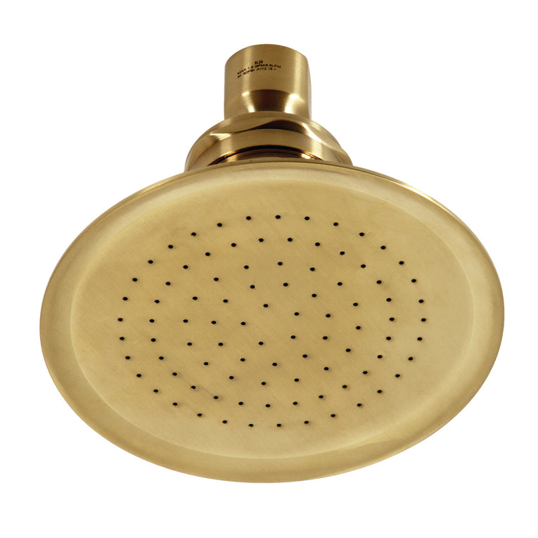 Victorian P10SB 4-13/16 Inch Brass Shower Head, Brushed Brass