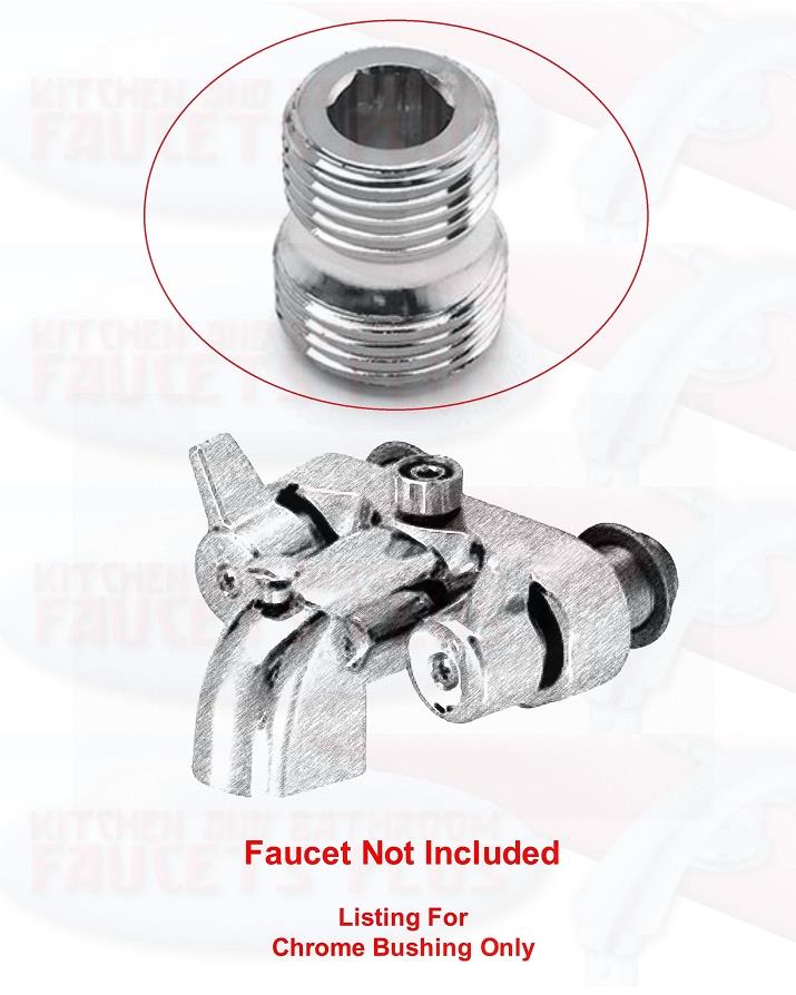 1/2&quot; IPS x 3/8&quot; IPS SHOWER HOSE ADAPTER BUSHING FOR BATHTUB DIVERTER FAUCETS