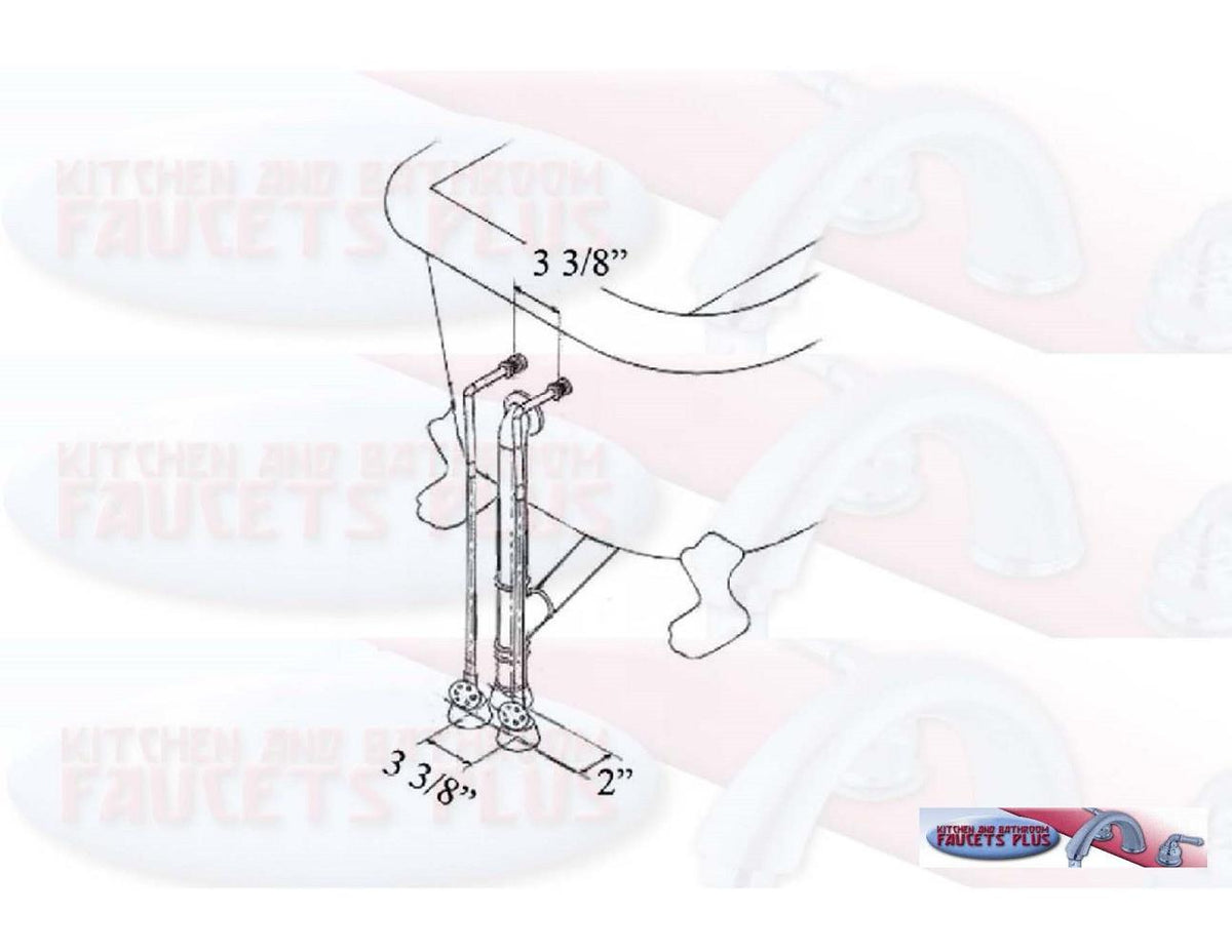 Oil Rubbed Bronze Clawfoot Tub Faucet Package Kit