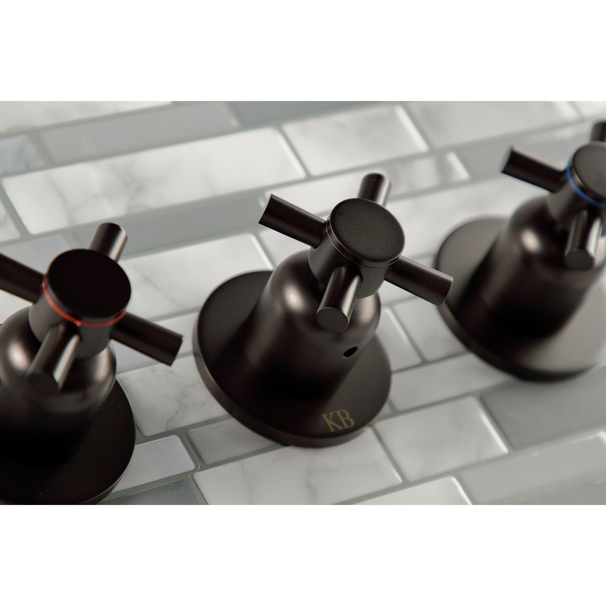 Concord Three-Handle Tub and Shower Faucet