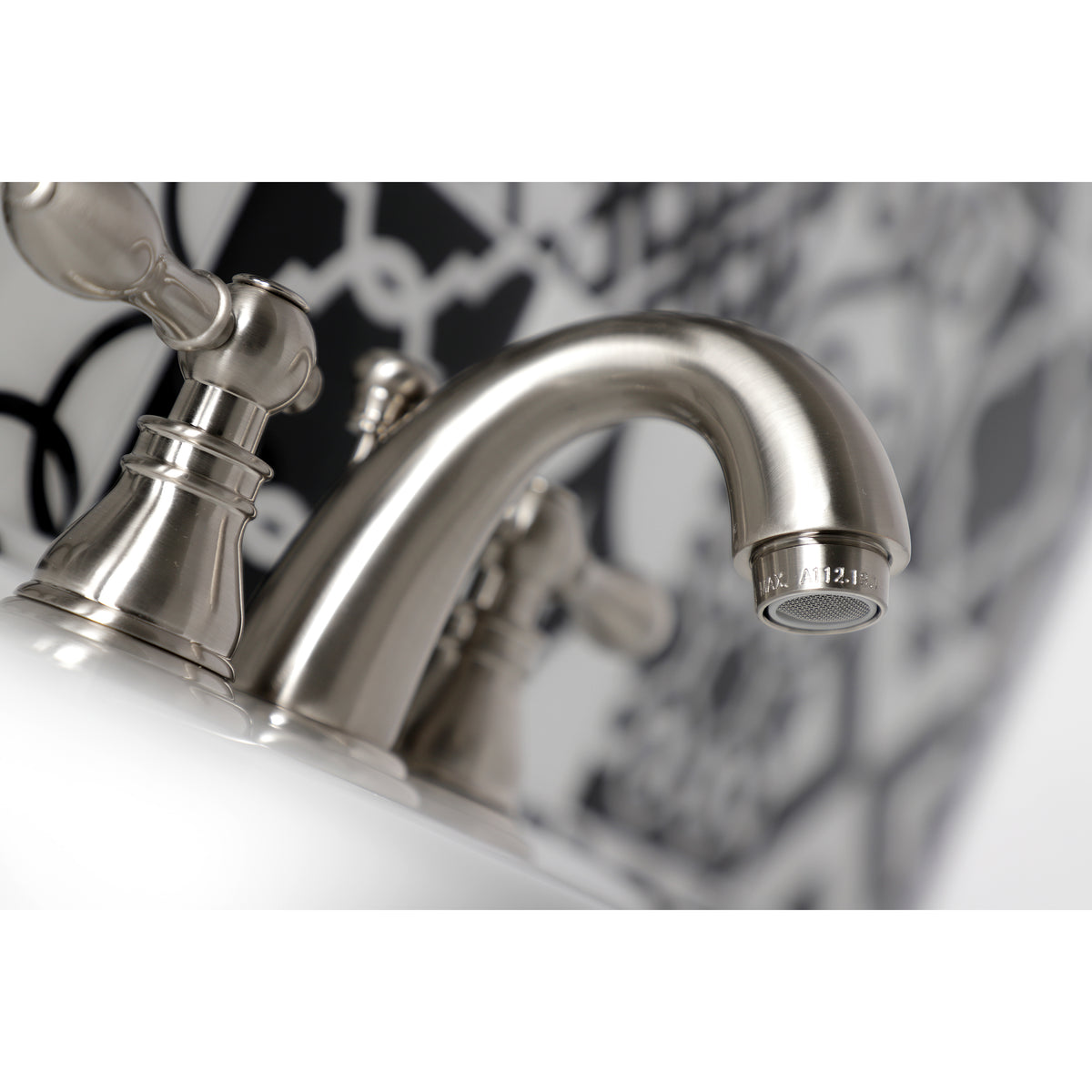 Kingston Brass KB915ACL American Classic Widespread Bathroom Faucet with Retail Pop-Up
