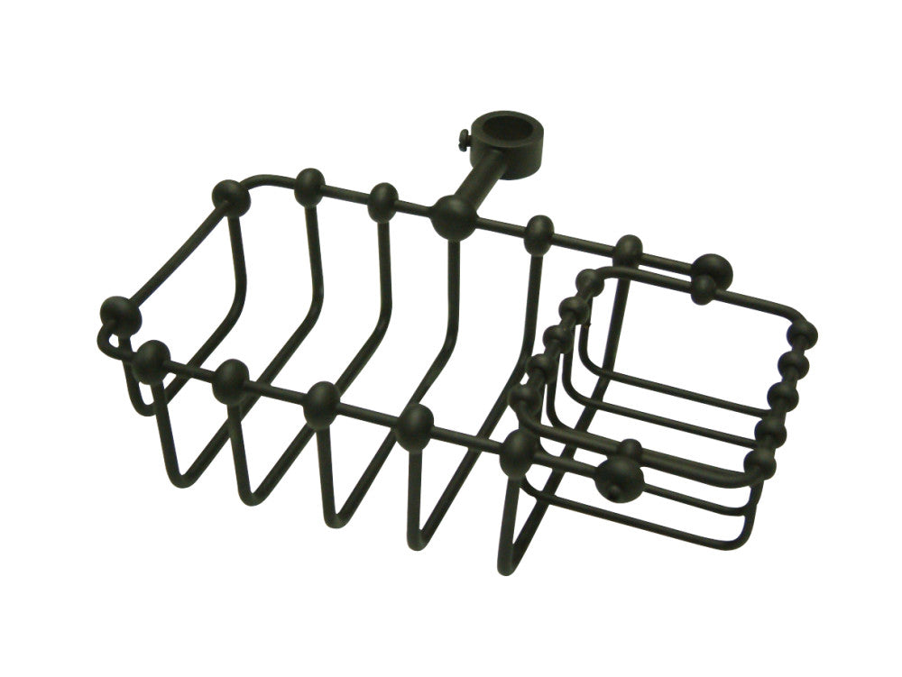 Kingston Brass 7&quot; Riser Mount Soap Basket