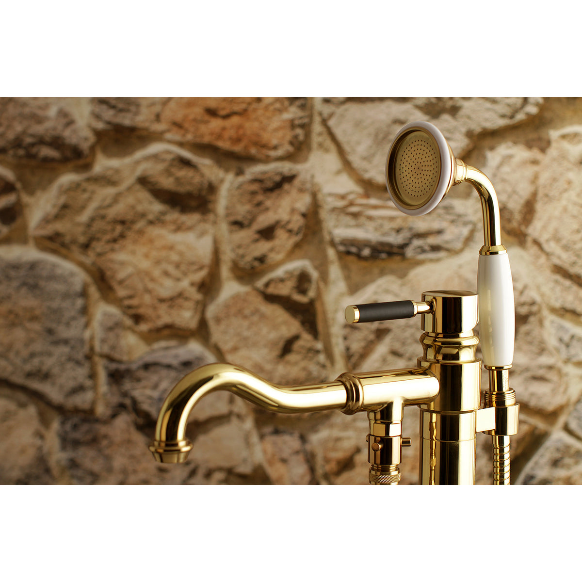 Kaiser Freestanding Tub Faucet with Hand Shower