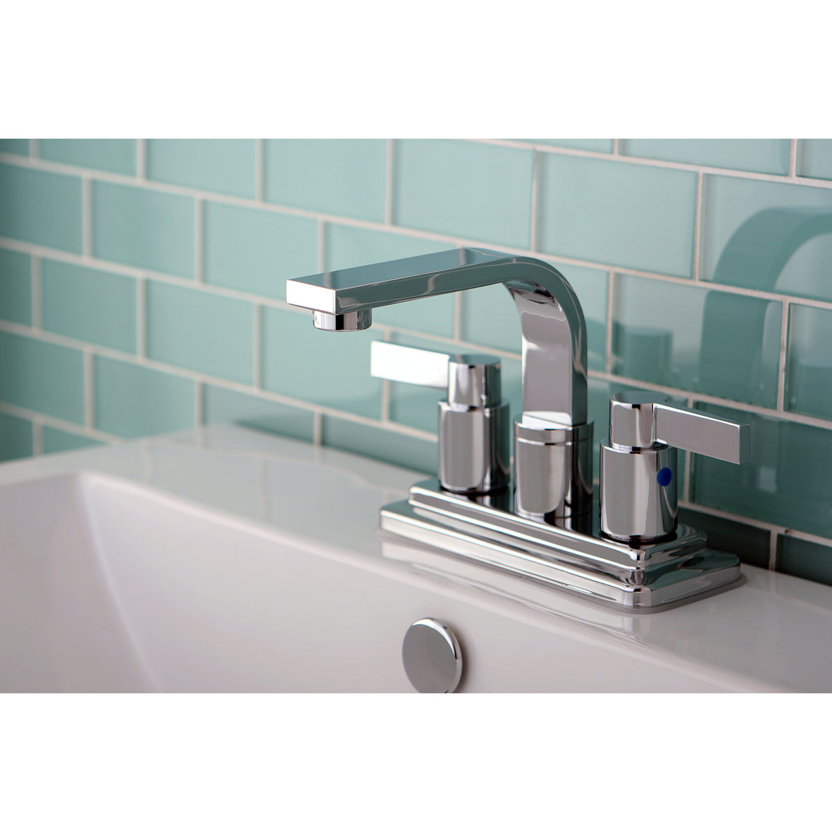 Kingston Brass KB8462NDL NuvoFusion 4-Inch Centerset Bathroom Faucet