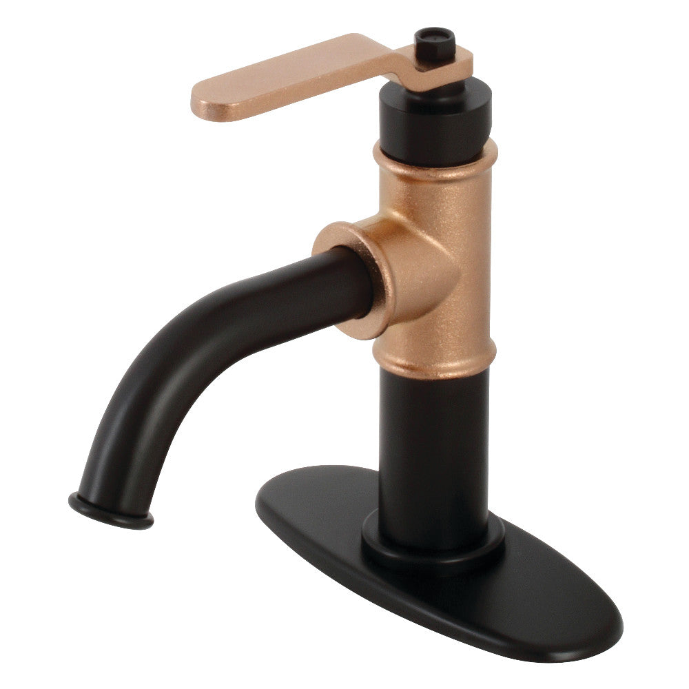 Kingston Brass KSD2828KL Whitaker Single-Handle Bathroom Faucet with Push Pop-Up
