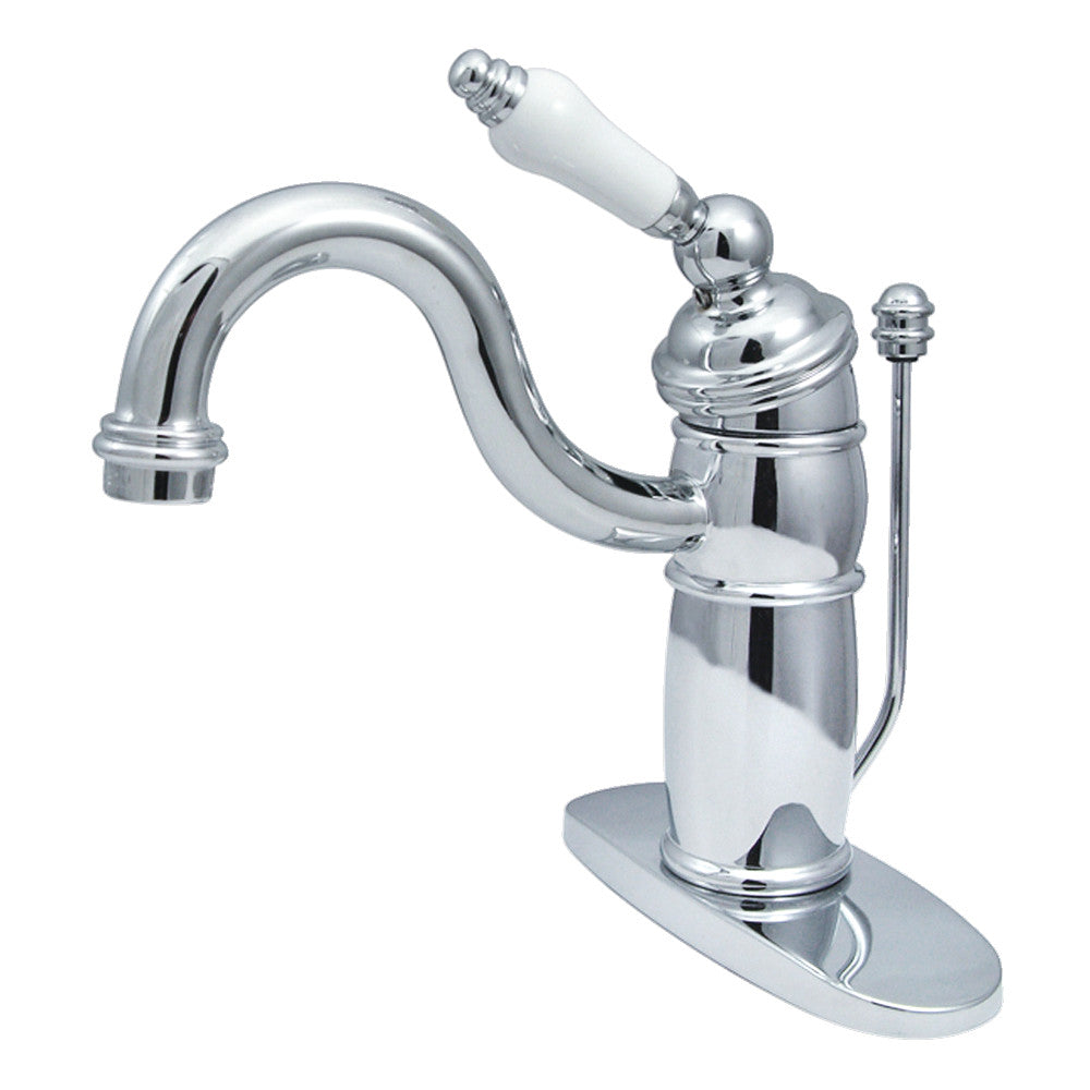 Kingston Brass KB1408PL Victorian Single-Handle Bathroom Faucet with Pop-Up Drain