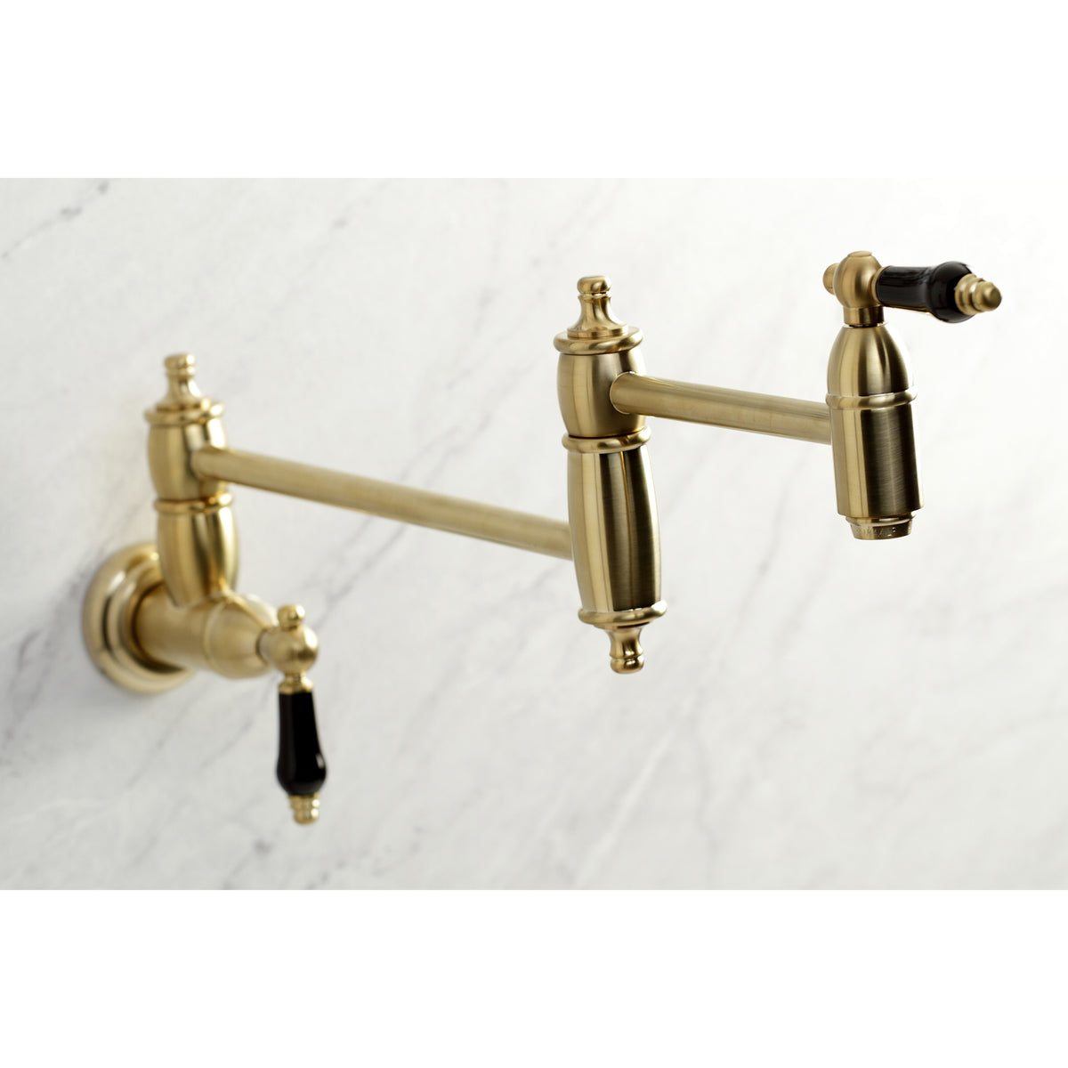 Kingston Brass KS3103PKL Duchess Wall Mount Pot Filler