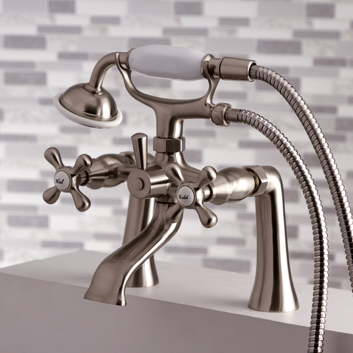 Kingston Clawfoot Tub Faucet with Hand Shower