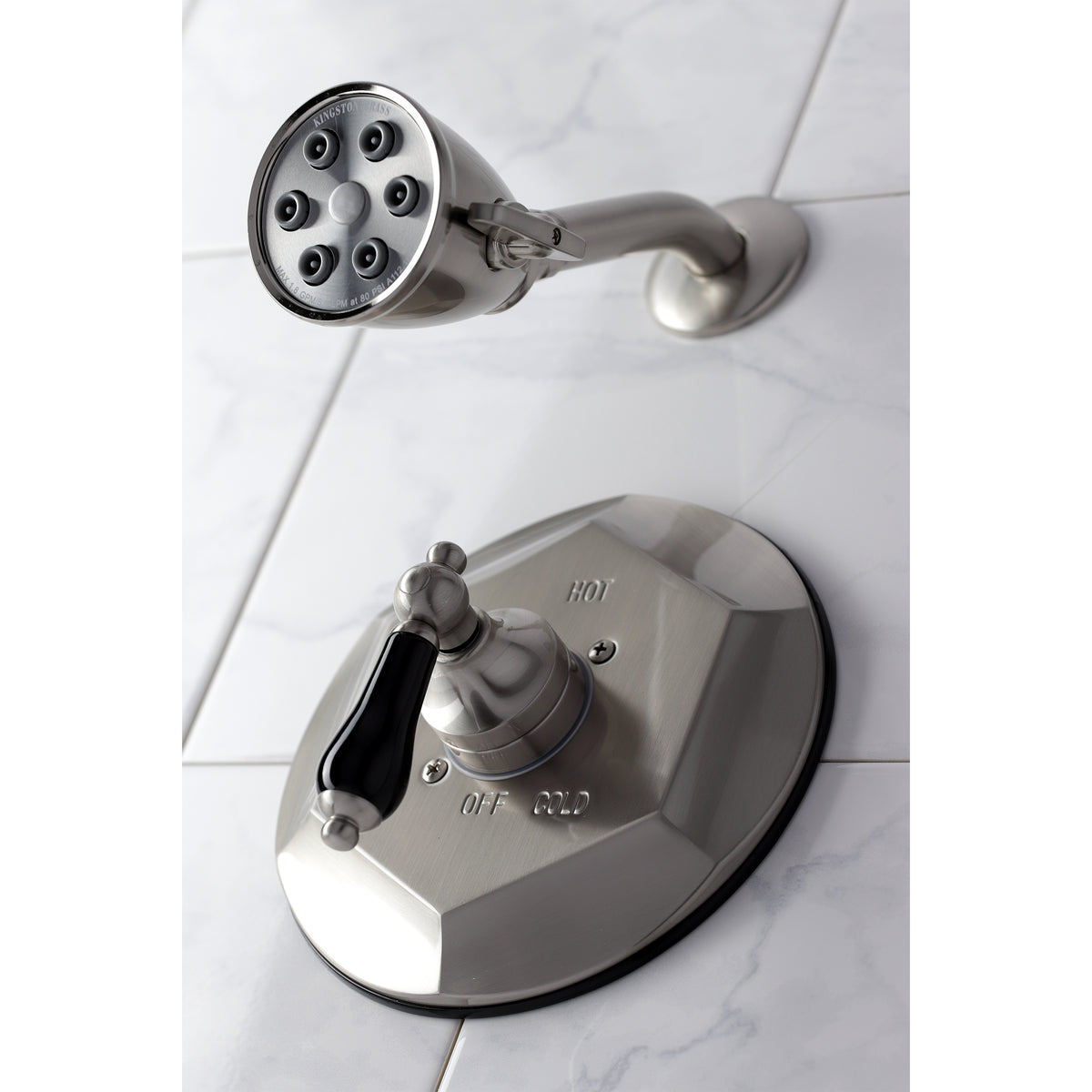 Metropolitan Onyx Shower Faucet Only with Lever Handle
