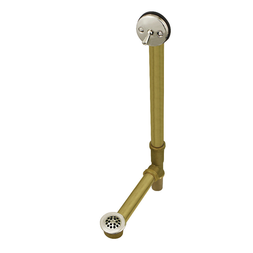 Kingston Brass 23&quot;-Inch Trip Lever Waste and Overflow with Grid