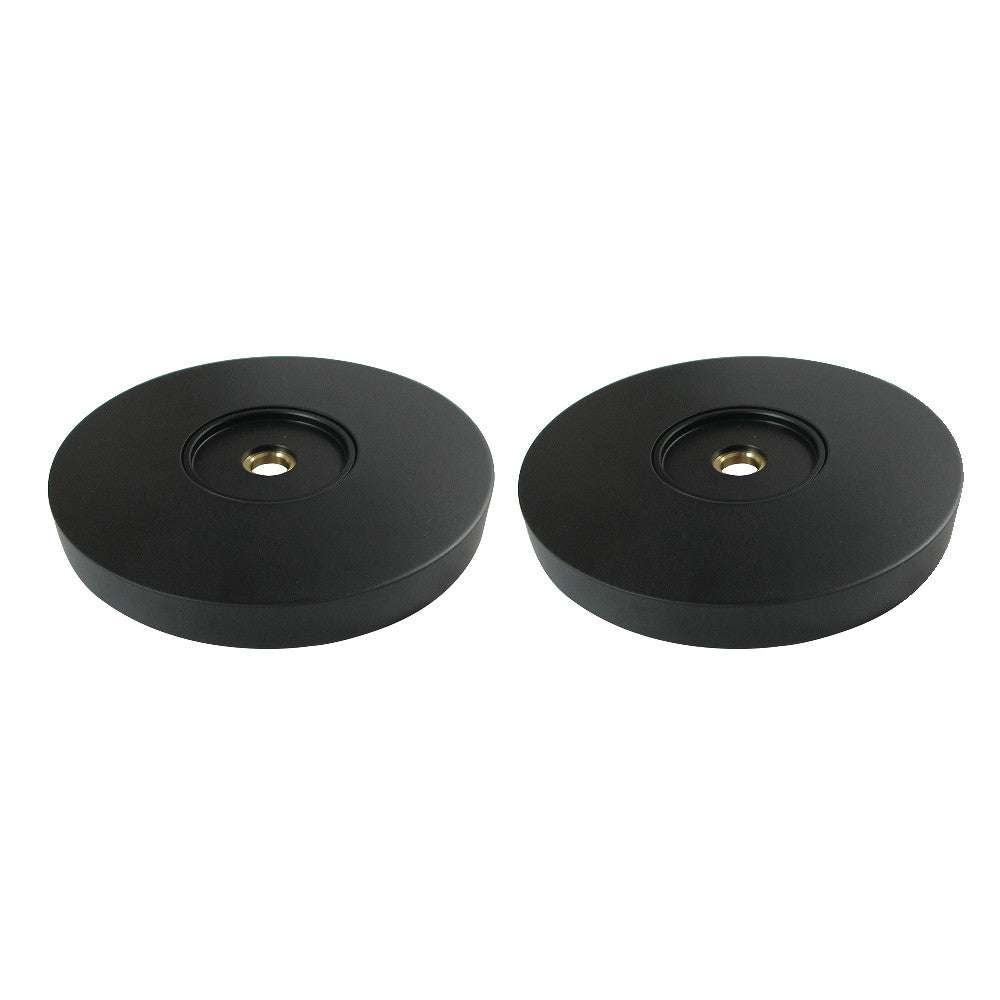 Kingston Brass Silver Sage 1-1/4-Inch Grab Bar Flange (1 Pair)