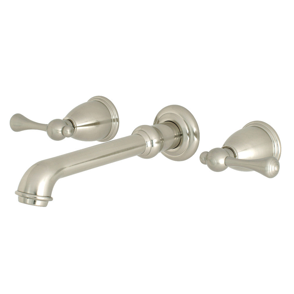Kingston Brass KS7120BL 8&quot; Center Wall Mount Bathroom Faucet