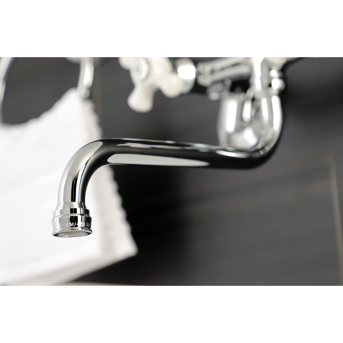 Kingston Brass KS615C Wall Mount Bathroom Faucet