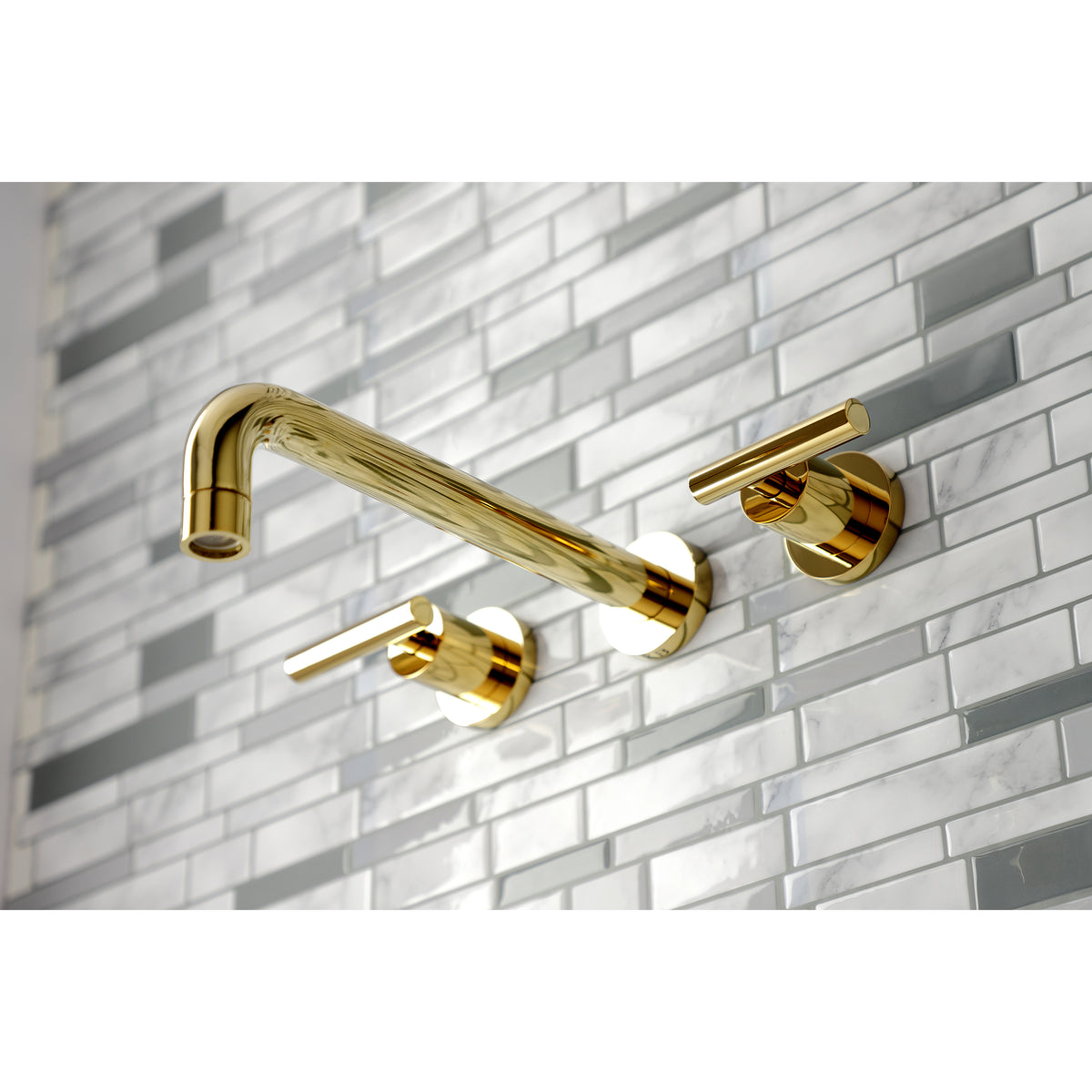 Manhattan Two-Handle Wall Mount Tub Faucet