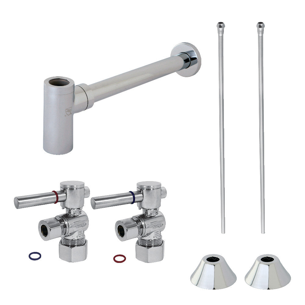 Kingston Brass Modern Plumbing Sink Trim Kit with Bottle Trap