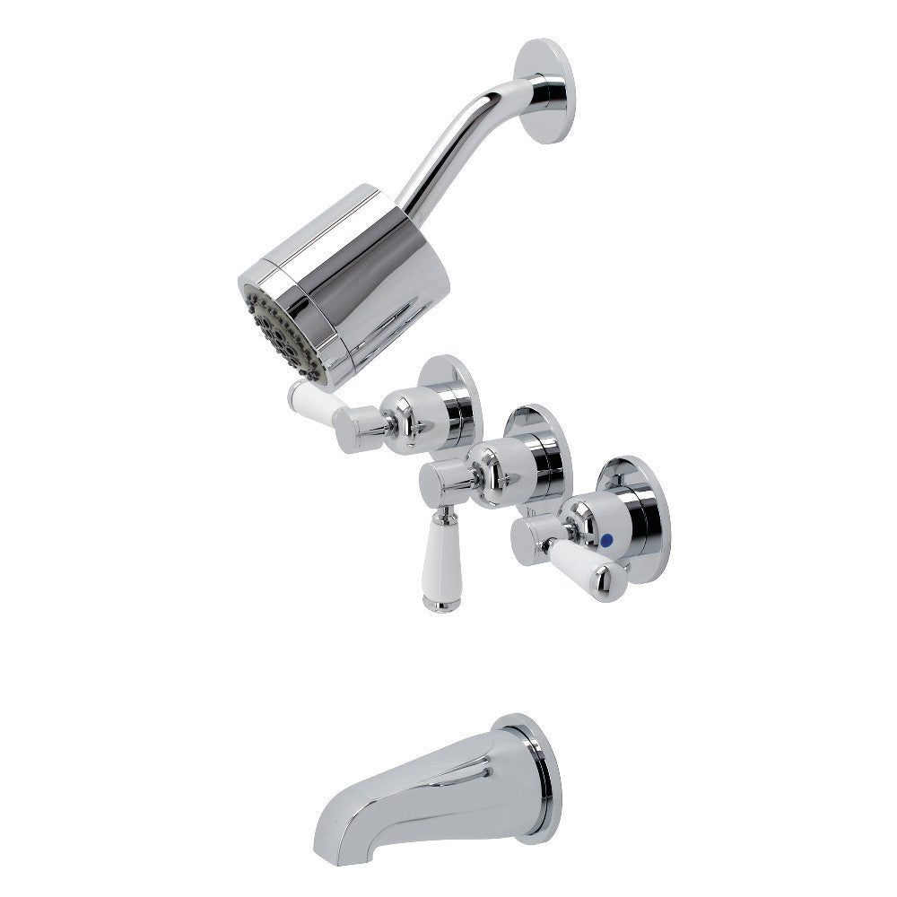 Paris Three-Handle Tub and Shower Faucet