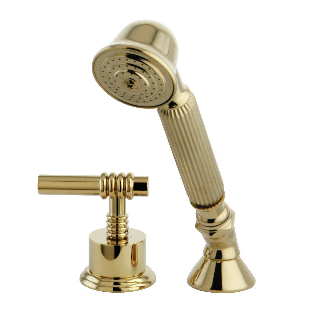 Kingston Brass Deck Mount Hand Shower with Diverter for Roman Tub Faucet