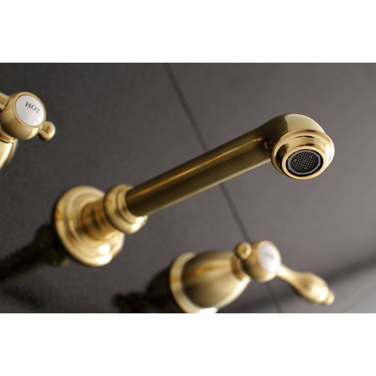 Tudor 2-Handle Wall Mount Roman Tub Faucet