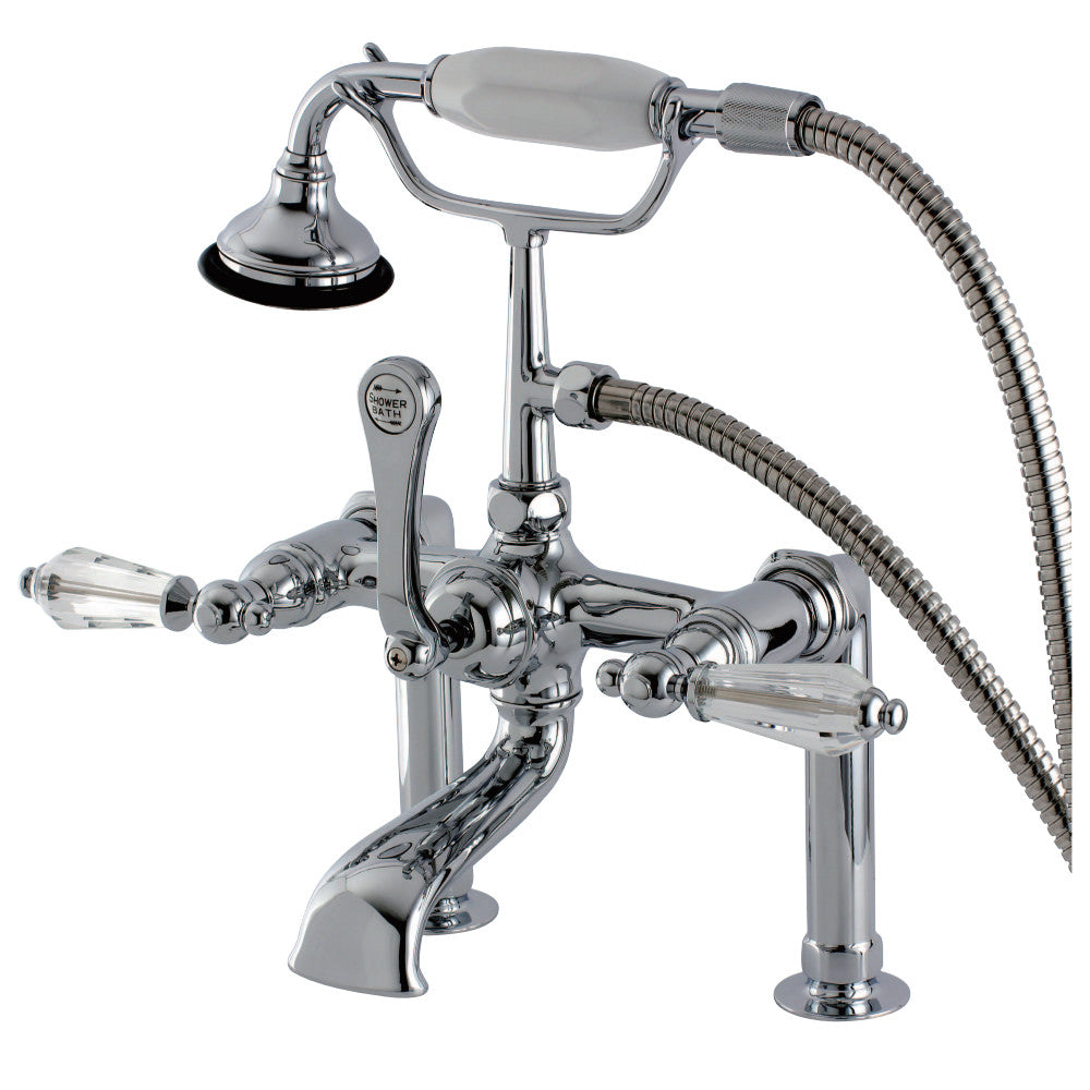 Aqua Vintage Wilshire Deck Mount Clawfoot Tub Faucet