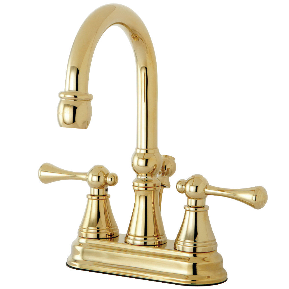 Kingston Brass KS2618BL 4 in. Centerset Bathroom Faucet
