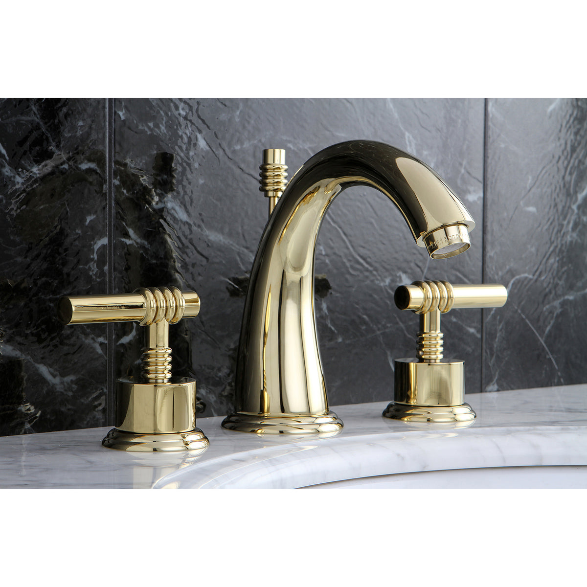 Kingston Brass KS2967ML 8 in. Widespread Bathroom Faucet