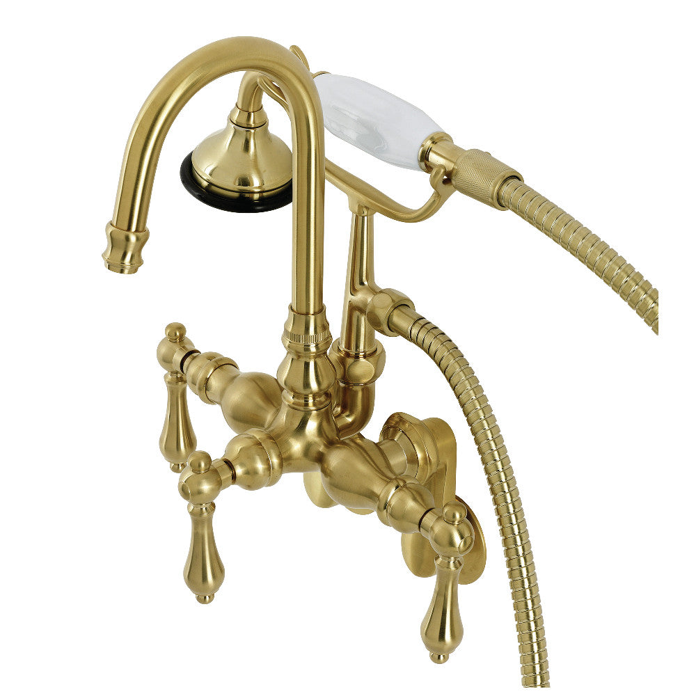 Aqua Vintage Wall Mount Clawfoot Tub Faucets