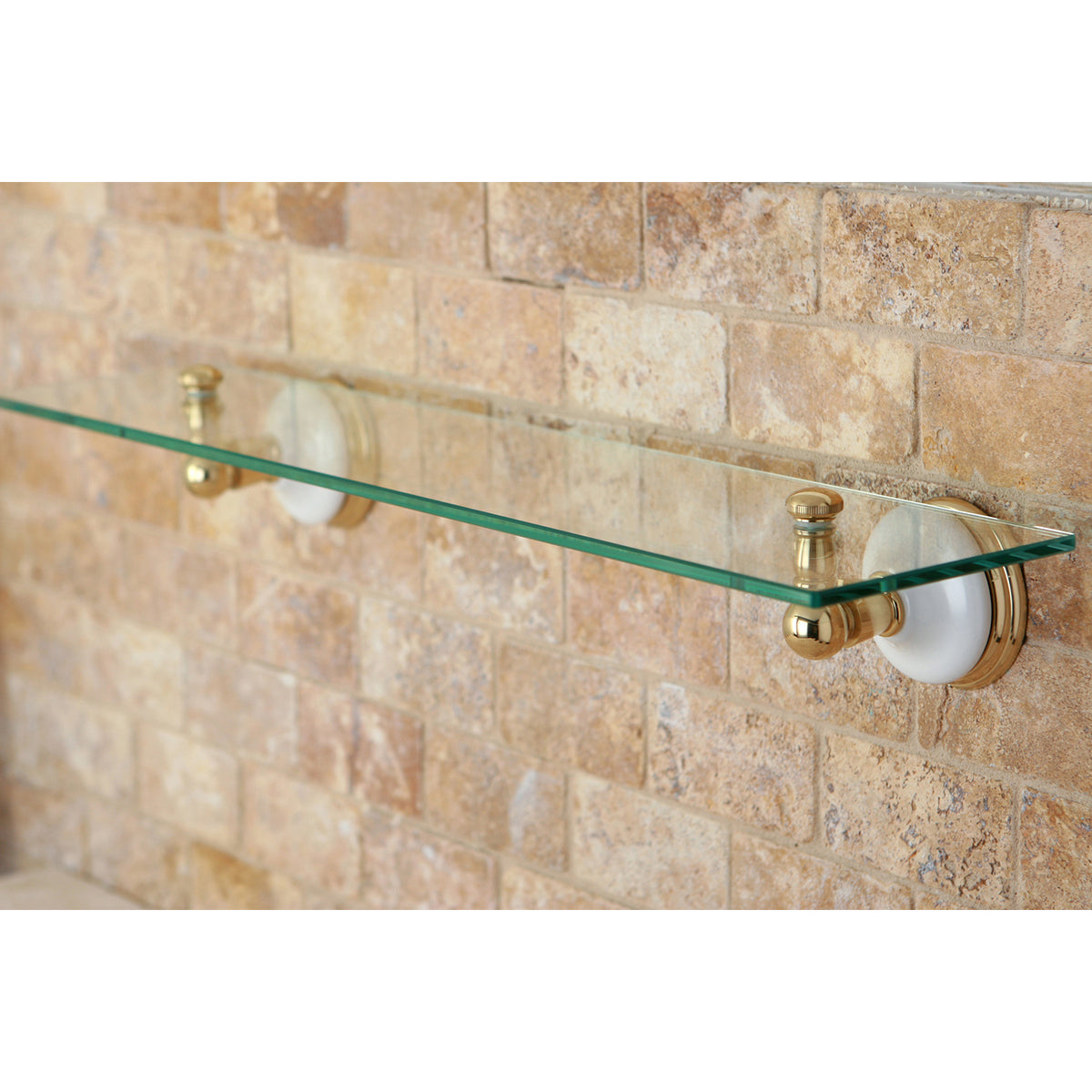 Kingston Brass Victorian Cosmetic Glass Shelf
