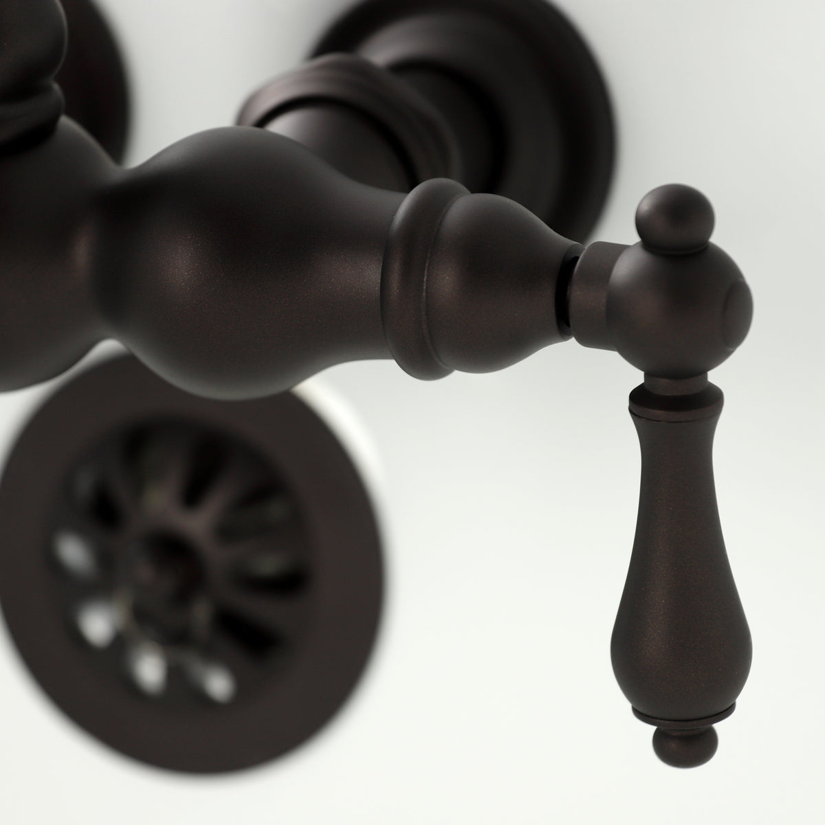 Heritage 3-3/8&quot; Tub Wall Mount Clawfoot Tub Faucet