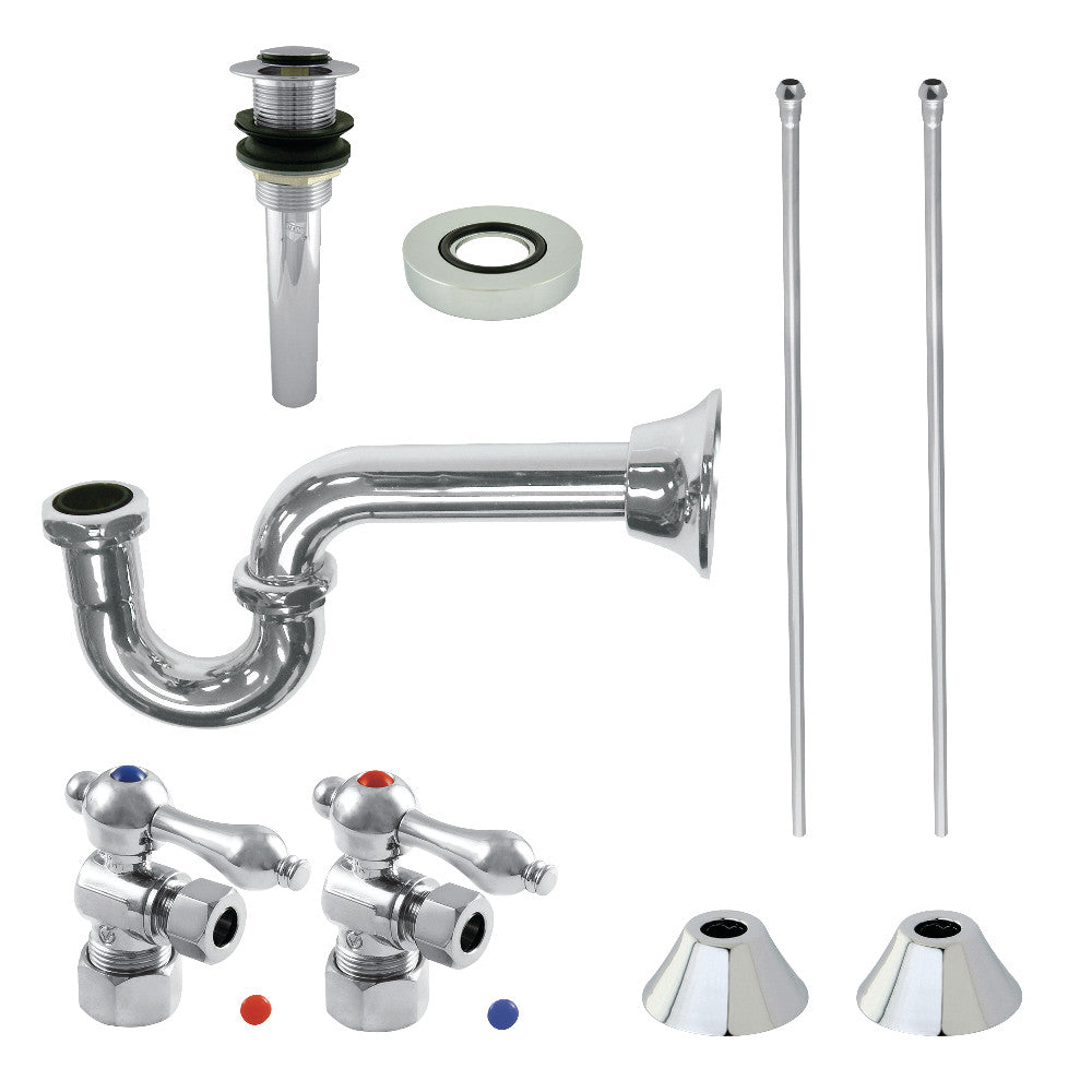 Kingston Brass Traditional Plumbing Sink Trim Kit with P-Trap and Drain