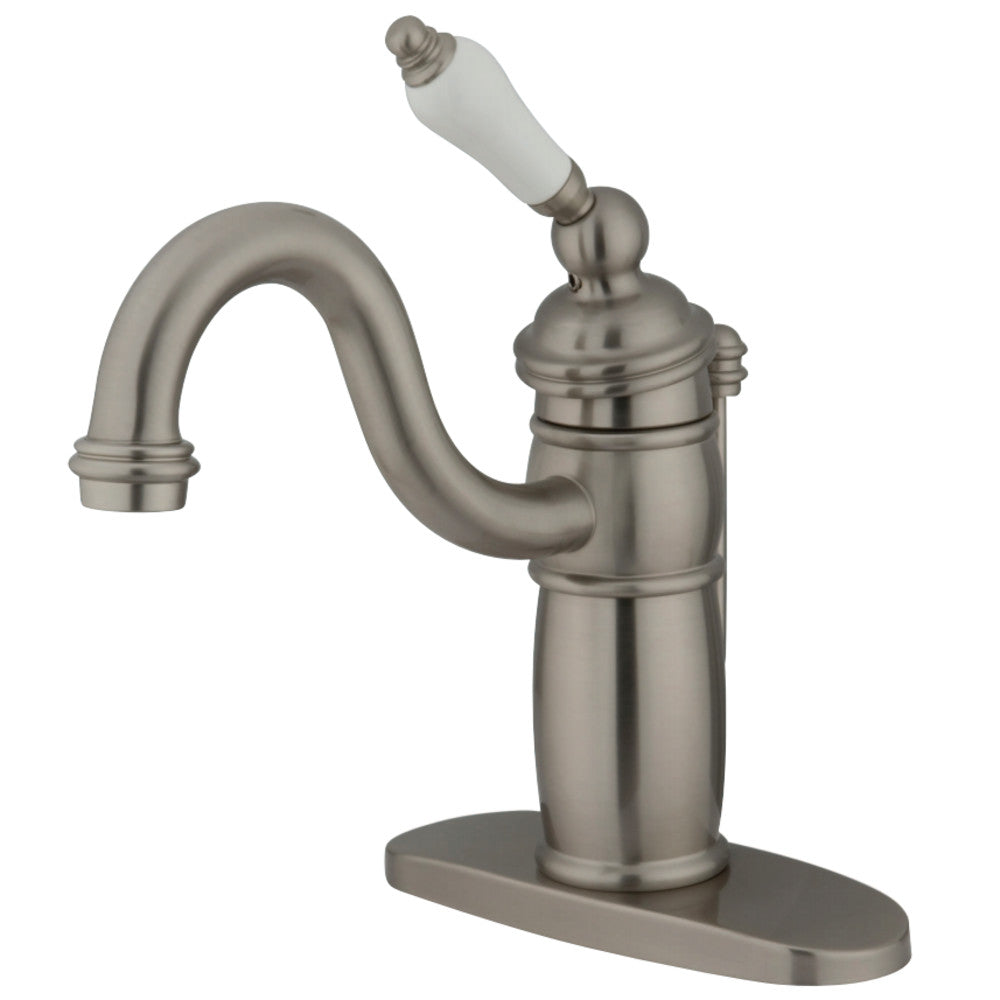 Kingston Brass KB1408PL Victorian Single-Handle Bathroom Faucet with Pop-Up Drain