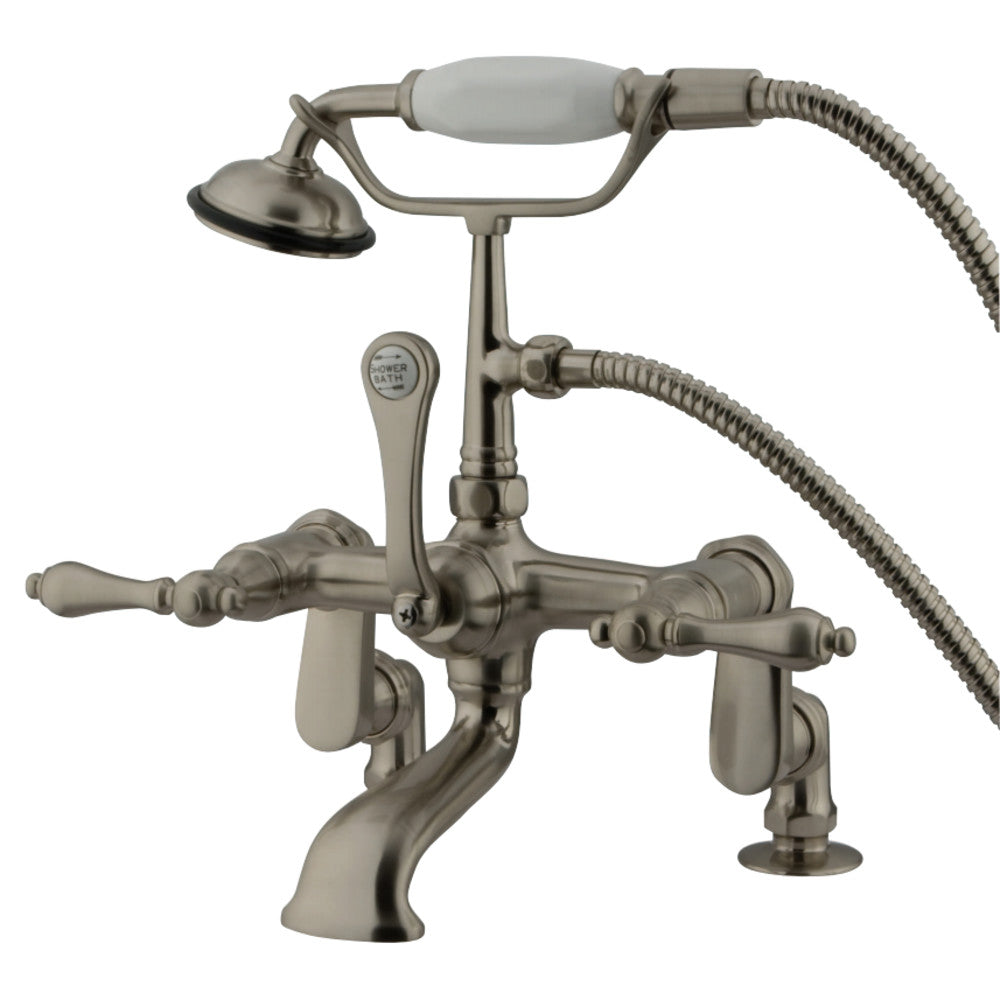 Vintage Adjustable Center Deck Mount Tub Faucet