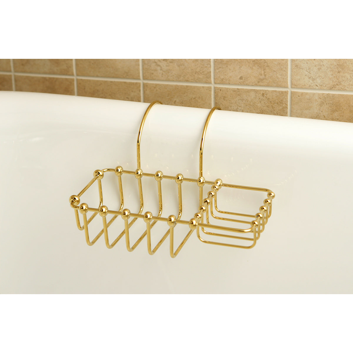 Kingston Brass 8&quot; Clawfoot Bath Soap and Sponge Holder