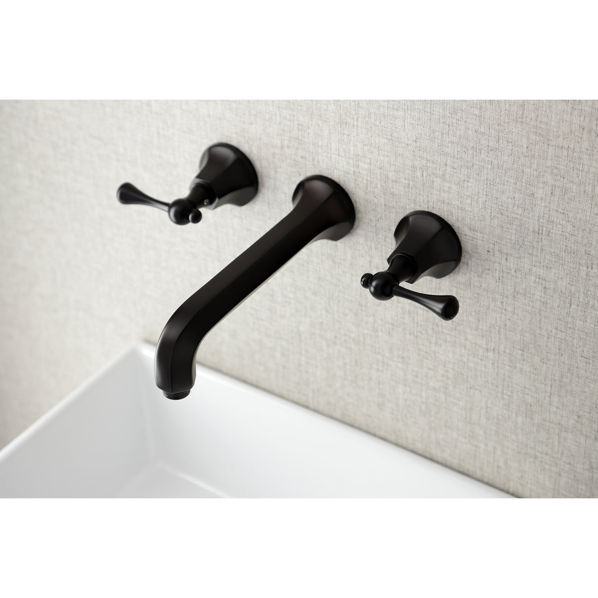 Kingston Brass KS4128BL Wall Mount Bathroom Faucet