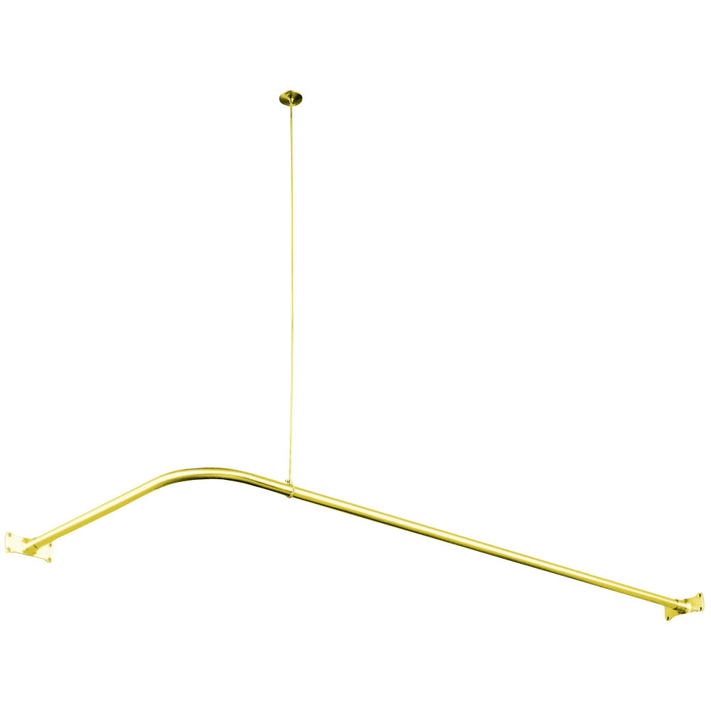 Kingston Brass Corner Shower Rod